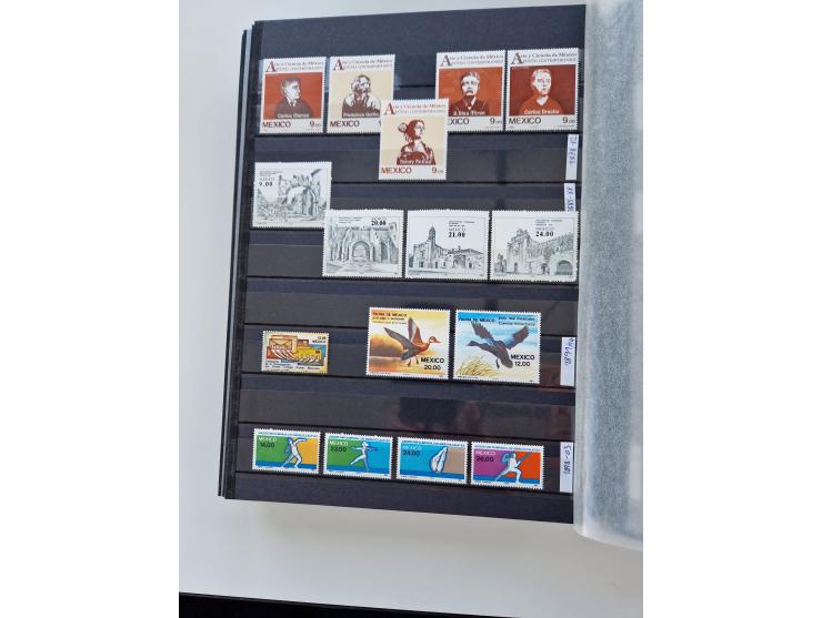 1856/2003 (ca.), Costa Rica to El Salvador, extensive mint never hinged/unused and used collection with many duplicates, incl