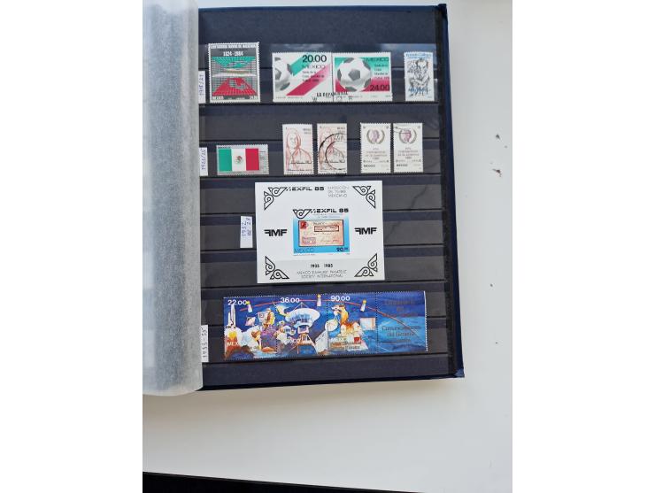 1856/2003 (ca.), Costa Rica to El Salvador, extensive mint never hinged/unused and used collection with many duplicates, incl