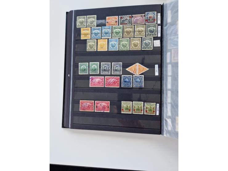 1856/2003 (ca.), Costa Rica to El Salvador, extensive mint never hinged/unused and used collection with many duplicates, incl