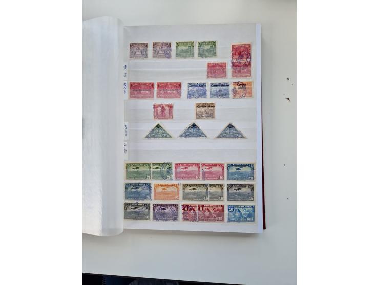 1856/2003 (ca.), Costa Rica to El Salvador, extensive mint never hinged/unused and used collection with many duplicates, incl