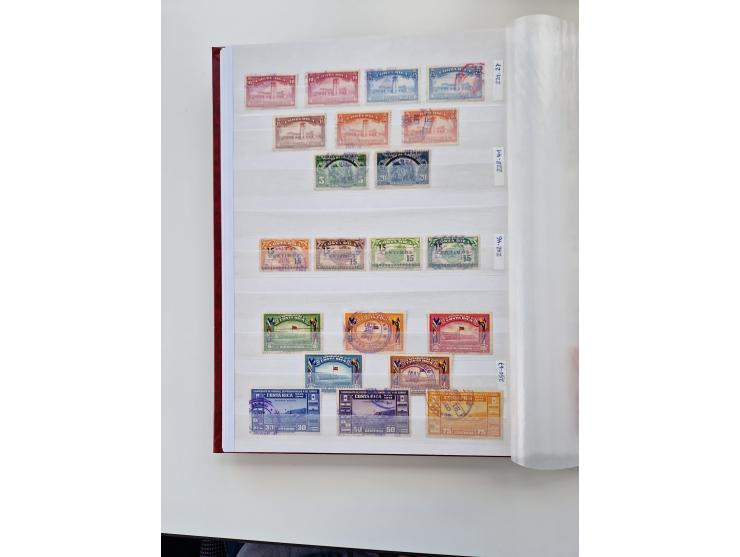 1856/2003 (ca.), Costa Rica to El Salvador, extensive mint never hinged/unused and used collection with many duplicates, incl