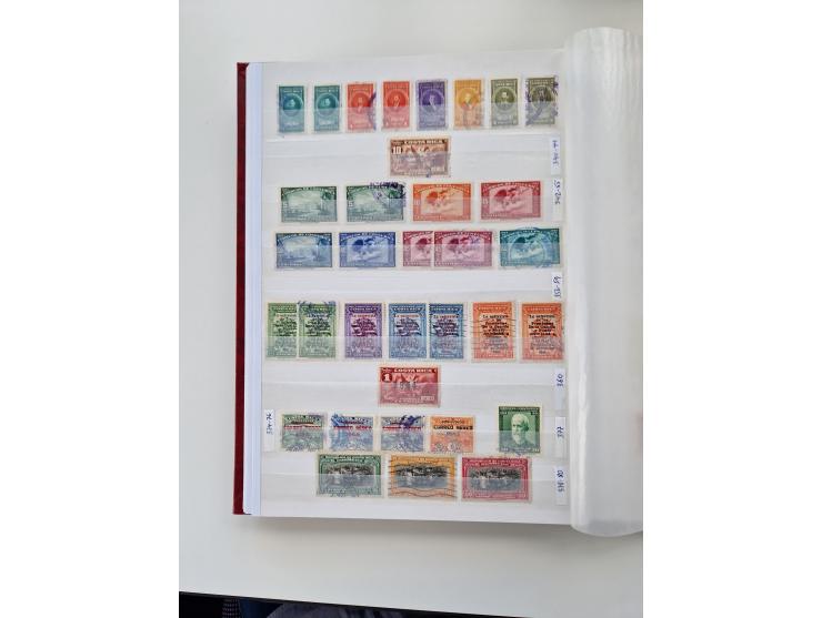 1856/2003 (ca.), Costa Rica to El Salvador, extensive mint never hinged/unused and used collection with many duplicates, incl