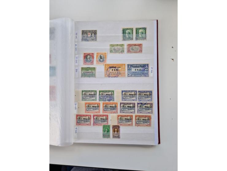 1856/2003 (ca.), Costa Rica to El Salvador, extensive mint never hinged/unused and used collection with many duplicates, incl