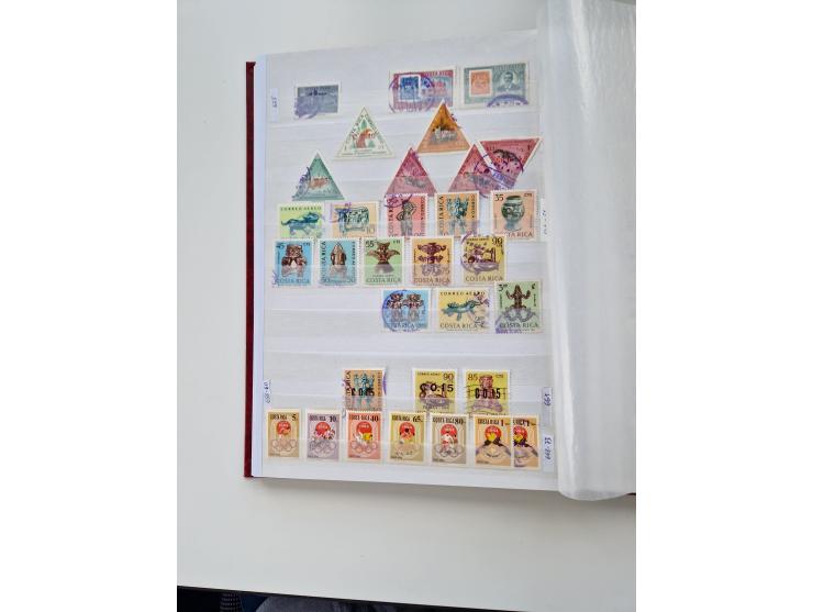 1856/2003 (ca.), Costa Rica to El Salvador, extensive mint never hinged/unused and used collection with many duplicates, incl