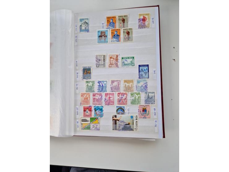 1856/2003 (ca.), Costa Rica to El Salvador, extensive mint never hinged/unused and used collection with many duplicates, incl