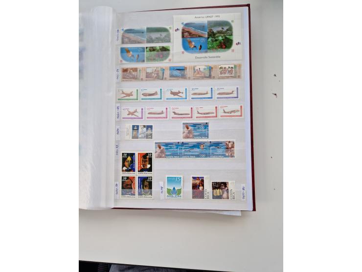 1856/2003 (ca.), Costa Rica to El Salvador, extensive mint never hinged/unused and used collection with many duplicates, incl