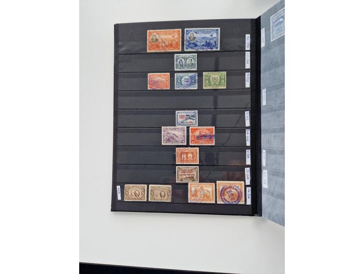 1856/2003 (ca.), Costa Rica to El Salvador, extensive mint never hinged/unused and used collection with many duplicates, incl