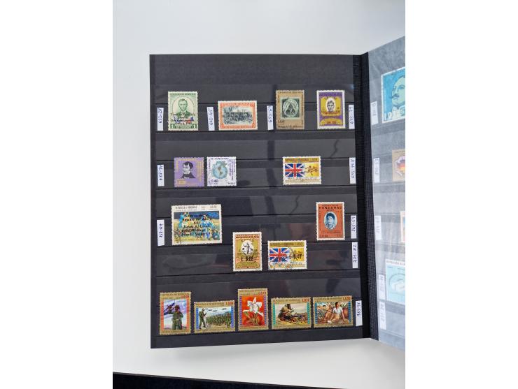 1856/2003 (ca.), Costa Rica to El Salvador, extensive mint never hinged/unused and used collection with many duplicates, incl