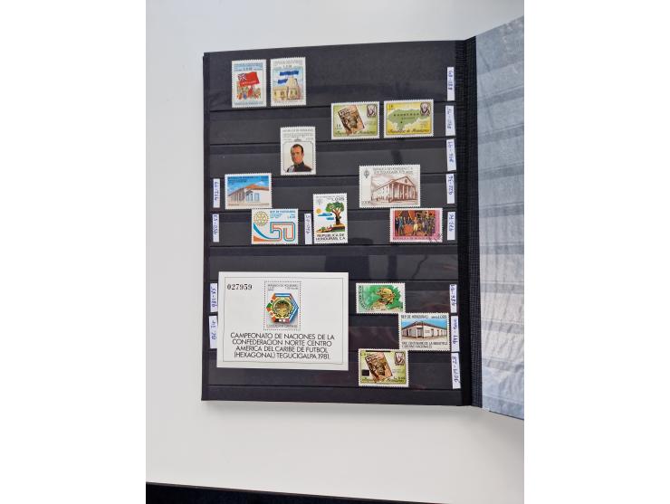 1856/2003 (ca.), Costa Rica to El Salvador, extensive mint never hinged/unused and used collection with many duplicates, incl