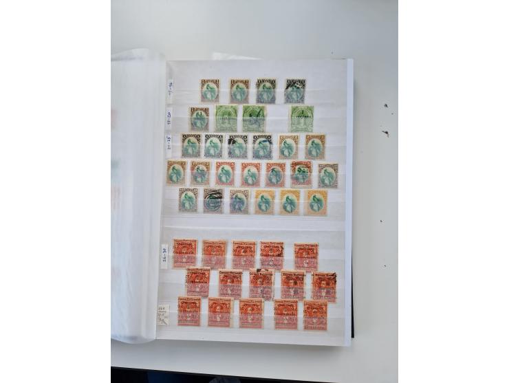 1856/2003 (ca.), Costa Rica to El Salvador, extensive mint never hinged/unused and used collection with many duplicates, incl