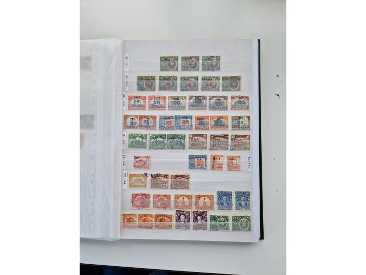 1856/2003 (ca.), Costa Rica to El Salvador, extensive mint never hinged/unused and used collection with many duplicates, incl