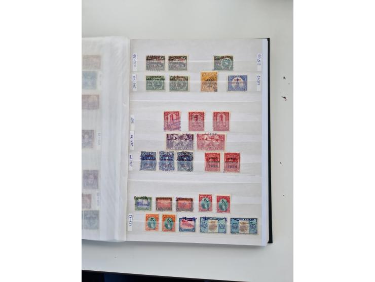 1856/2003 (ca.), Costa Rica to El Salvador, extensive mint never hinged/unused and used collection with many duplicates, incl