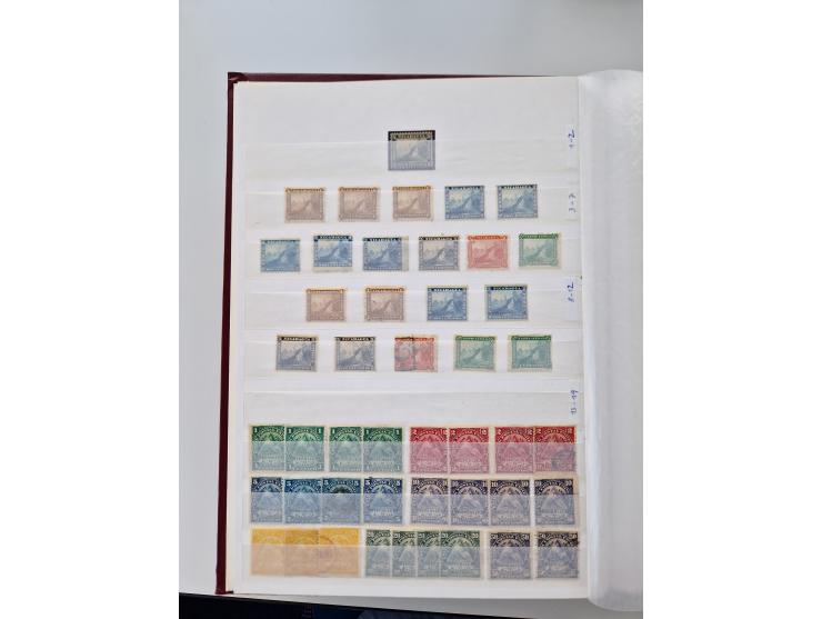 1856/2003 (ca.), Costa Rica to El Salvador, extensive mint never hinged/unused and used collection with many duplicates, incl