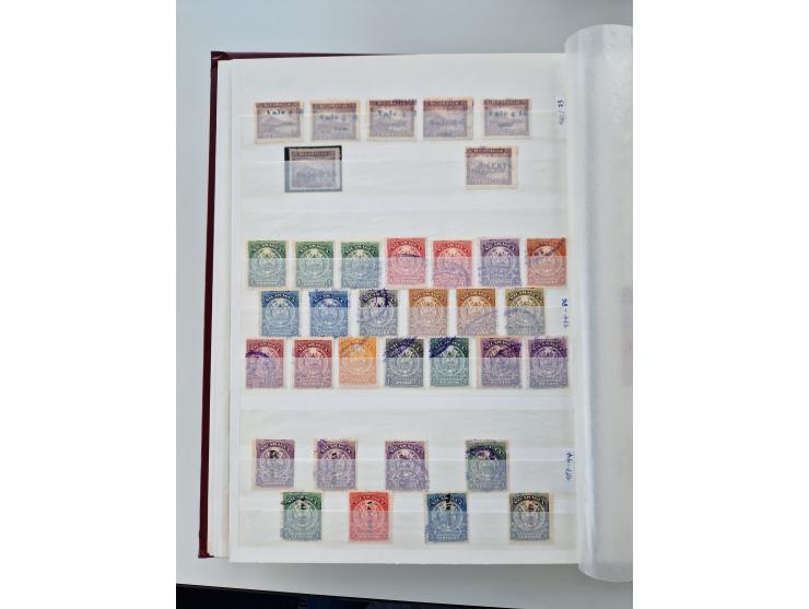 1856/2003 (ca.), Costa Rica to El Salvador, extensive mint never hinged/unused and used collection with many duplicates, incl