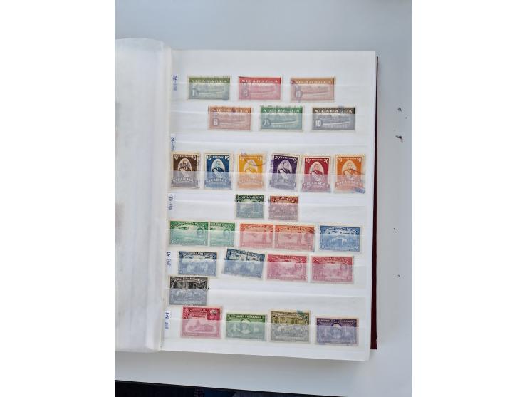 1856/2003 (ca.), Costa Rica to El Salvador, extensive mint never hinged/unused and used collection with many duplicates, incl