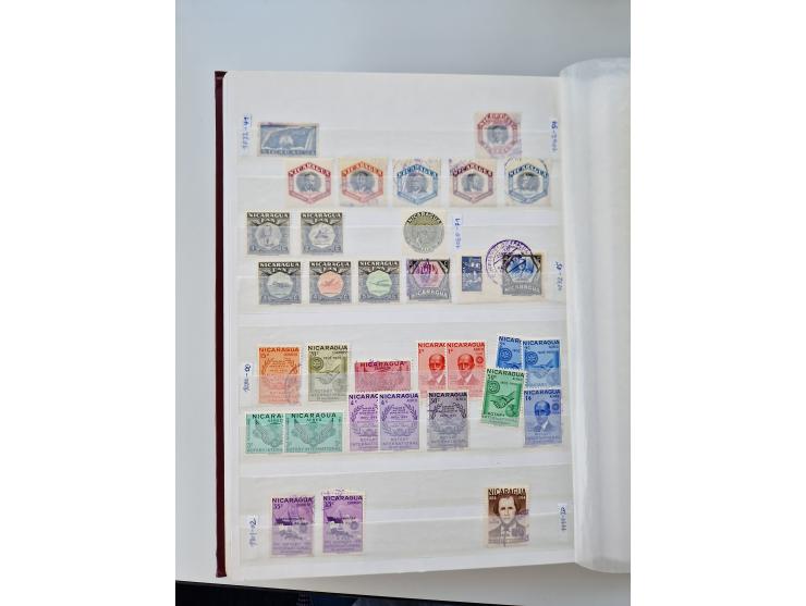 1856/2003 (ca.), Costa Rica to El Salvador, extensive mint never hinged/unused and used collection with many duplicates, incl