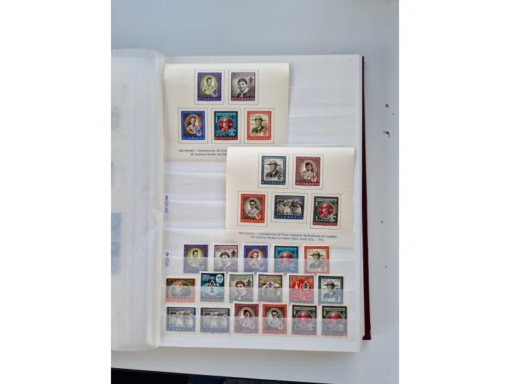 1856/2003 (ca.), Costa Rica to El Salvador, extensive mint never hinged/unused and used collection with many duplicates, incl