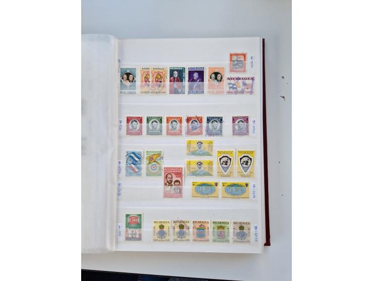 1856/2003 (ca.), Costa Rica to El Salvador, extensive mint never hinged/unused and used collection with many duplicates, incl