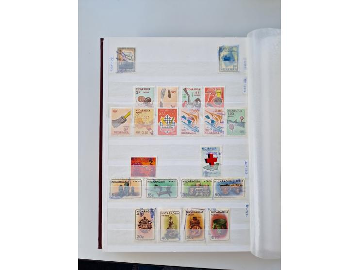 1856/2003 (ca.), Costa Rica to El Salvador, extensive mint never hinged/unused and used collection with many duplicates, incl