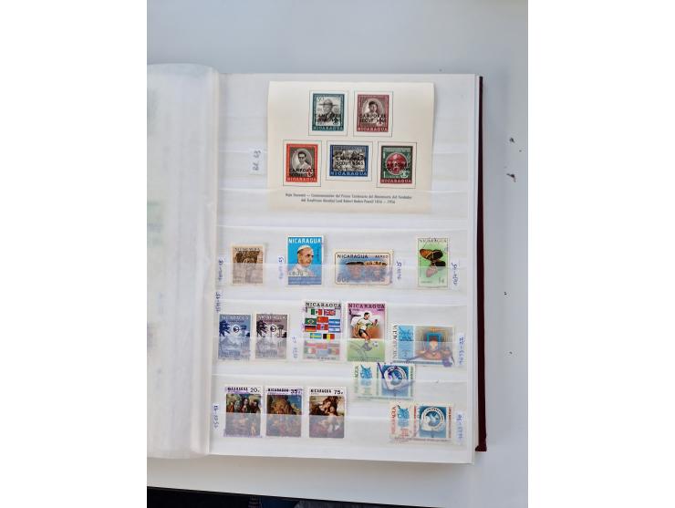 1856/2003 (ca.), Costa Rica to El Salvador, extensive mint never hinged/unused and used collection with many duplicates, incl