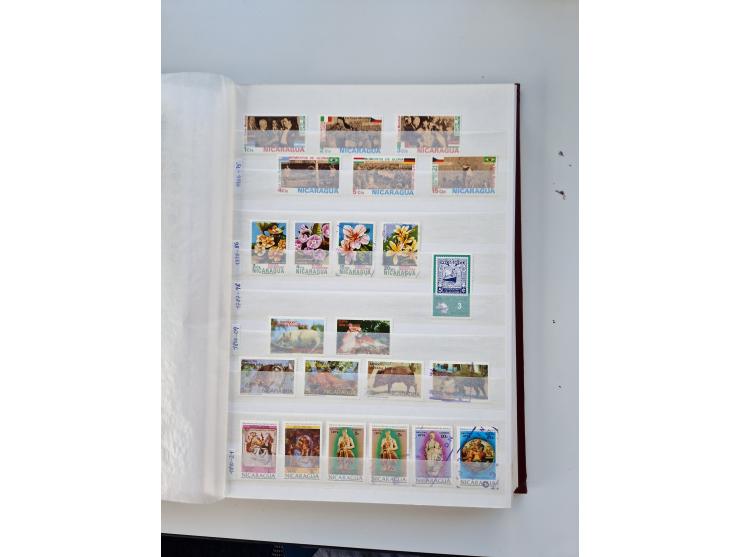 1856/2003 (ca.), Costa Rica to El Salvador, extensive mint never hinged/unused and used collection with many duplicates, incl