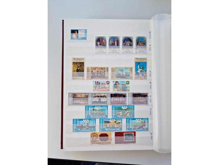 1856/2003 (ca.), Costa Rica to El Salvador, extensive mint never hinged/unused and used collection with many duplicates, incl