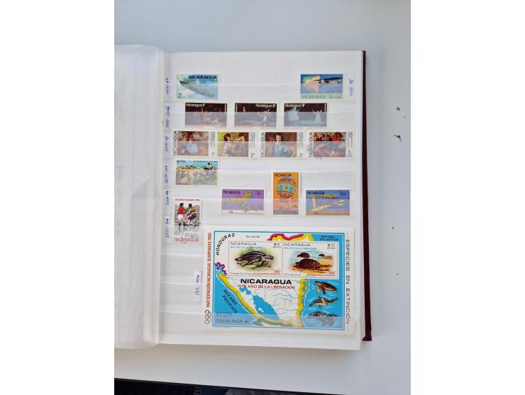 1856/2003 (ca.), Costa Rica to El Salvador, extensive mint never hinged/unused and used collection with many duplicates, incl