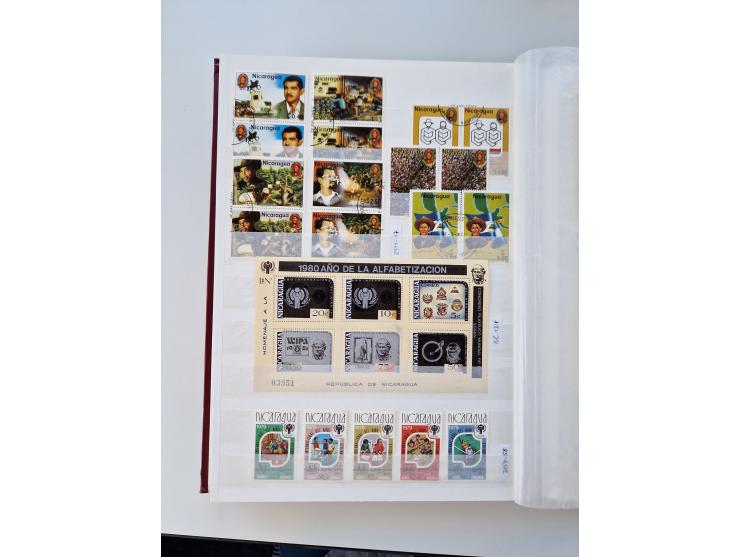 1856/2003 (ca.), Costa Rica to El Salvador, extensive mint never hinged/unused and used collection with many duplicates, incl