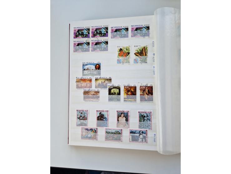 1856/2003 (ca.), Costa Rica to El Salvador, extensive mint never hinged/unused and used collection with many duplicates, incl