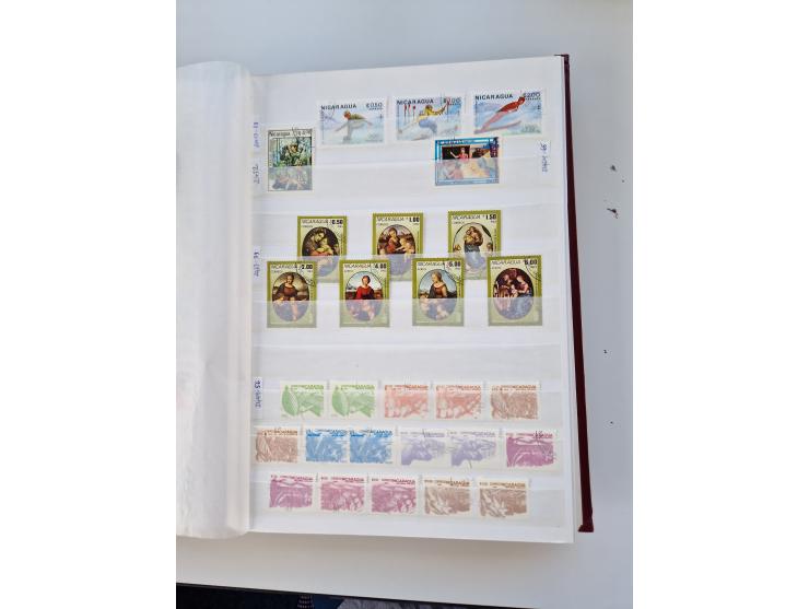 1856/2003 (ca.), Costa Rica to El Salvador, extensive mint never hinged/unused and used collection with many duplicates, incl