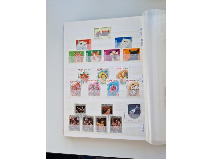 1856/2003 (ca.), Costa Rica to El Salvador, extensive mint never hinged/unused and used collection with many duplicates, incl