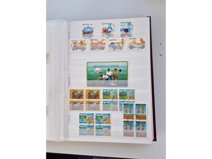 1856/2003 (ca.), Costa Rica to El Salvador, extensive mint never hinged/unused and used collection with many duplicates, incl