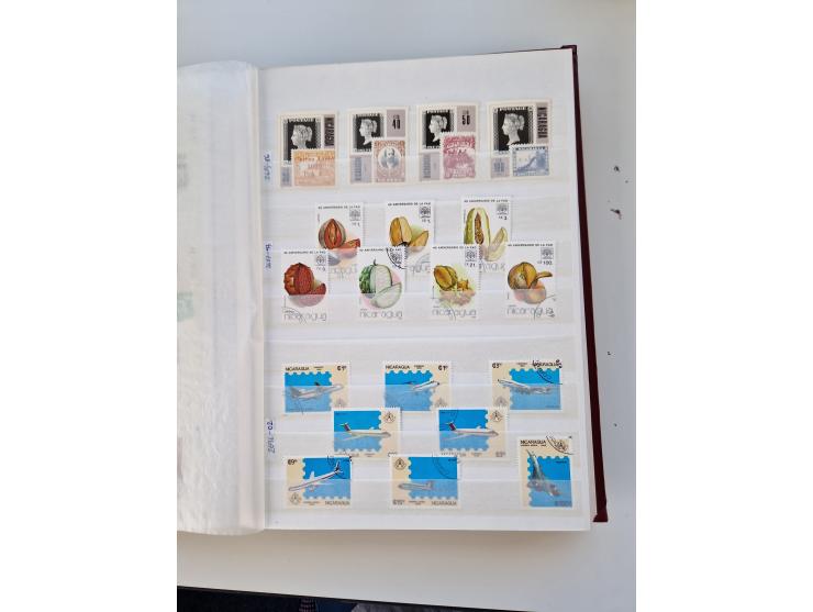 1856/2003 (ca.), Costa Rica to El Salvador, extensive mint never hinged/unused and used collection with many duplicates, incl