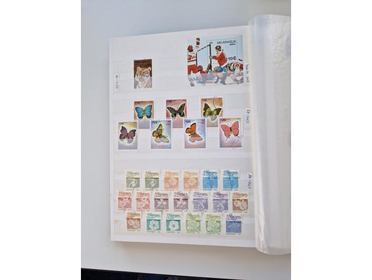 1856/2003 (ca.), Costa Rica to El Salvador, extensive mint never hinged/unused and used collection with many duplicates, incl