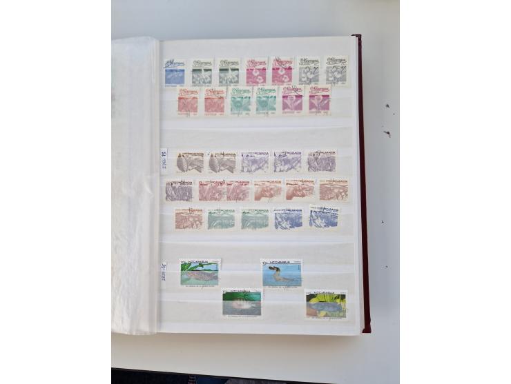 1856/2003 (ca.), Costa Rica to El Salvador, extensive mint never hinged/unused and used collection with many duplicates, incl