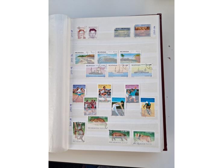 1856/2003 (ca.), Costa Rica to El Salvador, extensive mint never hinged/unused and used collection with many duplicates, incl