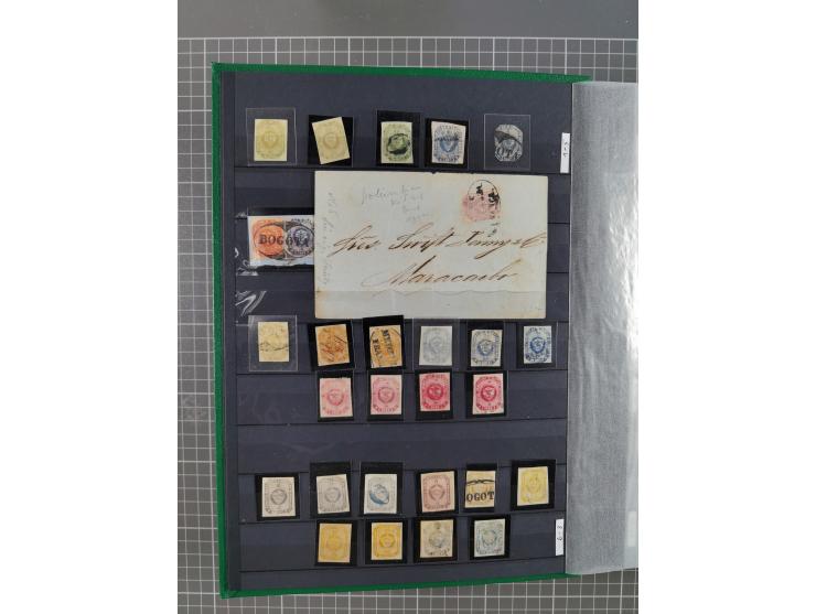 1859/1995 (ca.), comprehensive mint never hinged/unused and mostly used collection with a couple of covers, including Officia