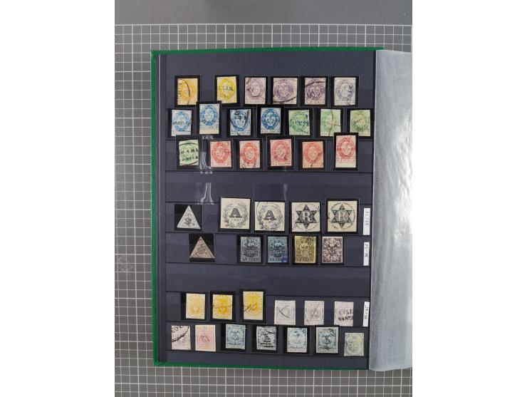 1859/1995 (ca.), comprehensive mint never hinged/unused and mostly used collection with a couple of covers, including Officia