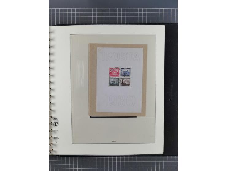 1872/1945, gestempelte reichhaltige Sammlung in 3 Bänden, vor 1900 stark spezialisiert mit Stempelbesonderheiten, Plattenfehl