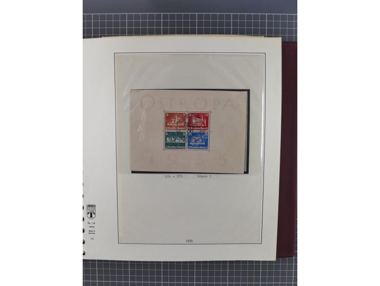 1872/1945, gestempelte reichhaltige Sammlung in 3 Bänden, vor 1900 stark spezialisiert mit Stempelbesonderheiten, Plattenfehl