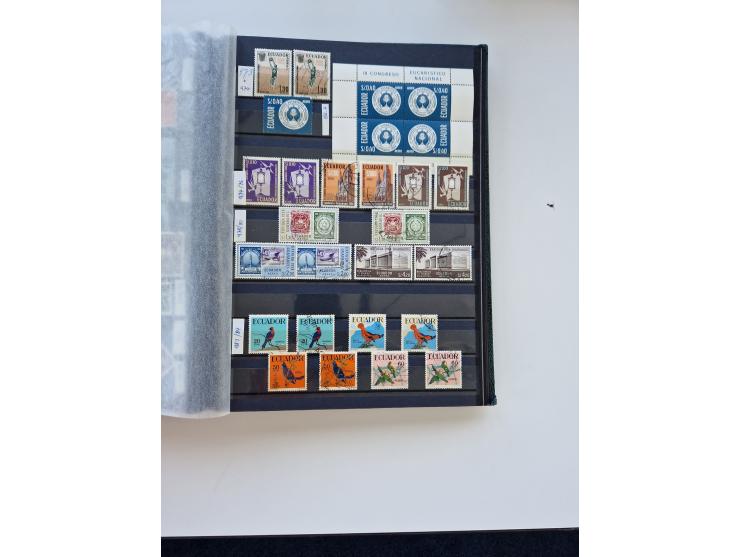 1865/1990 (ca.), Ecuador to Paraguay, interesting mint never hinged/unused and used collection, including Officials and Posta