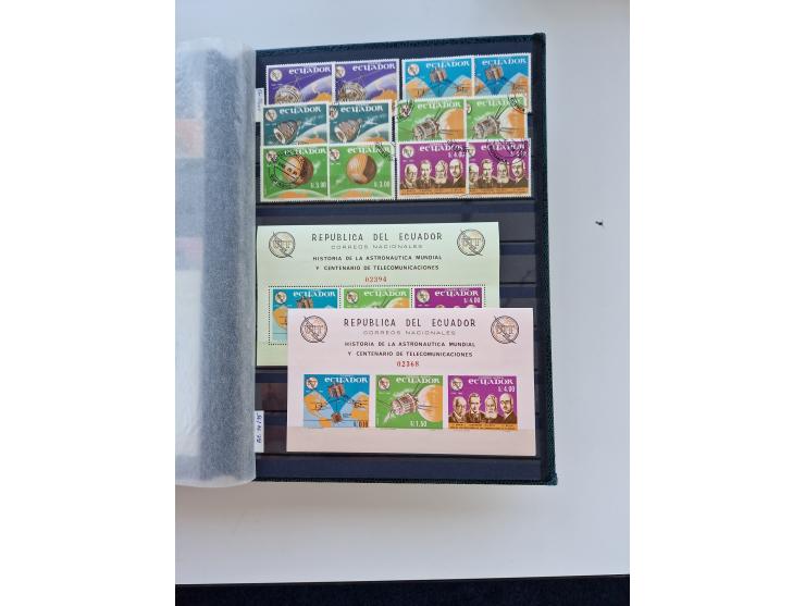 1865/1990 (ca.), Ecuador to Paraguay, interesting mint never hinged/unused and used collection, including Officials and Posta