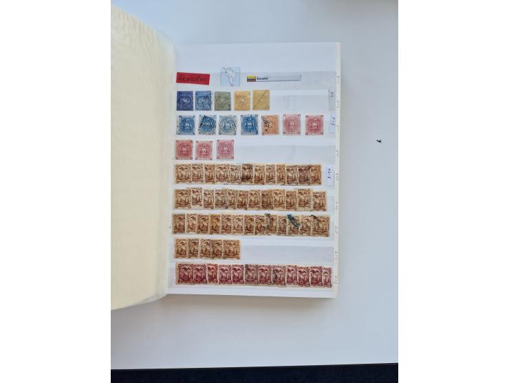 1865/1990 (ca.), Ecuador to Paraguay, interesting mint never hinged/unused and used collection, including Officials and Posta