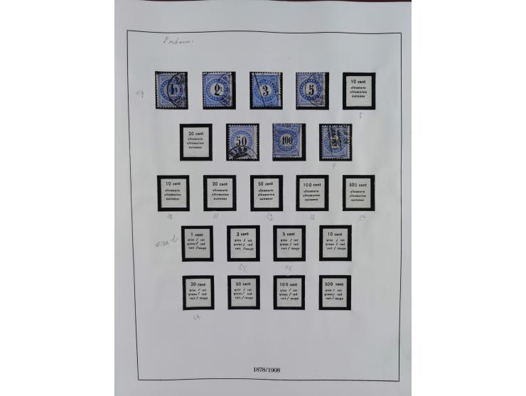 1849/1969 (ca.), mint never hinged/unused and used accumulation, including Postage Dues, noted Switzerland with a few Rayon, 