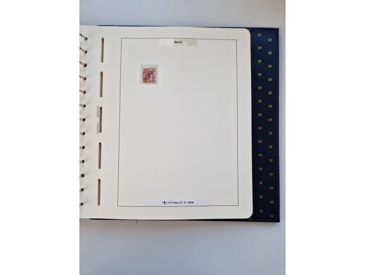 1948/90, umfangreiche Sammlung “Erst- und Letzttage” auf losen Marken, schönen Briefstücken, Briefen und Karten, dabei u.a. M