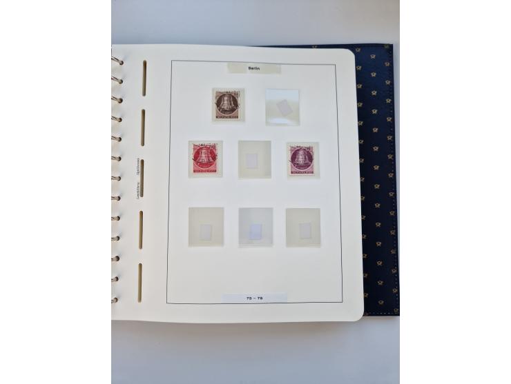 1948/90, umfangreiche Sammlung “Erst- und Letzttage” auf losen Marken, schönen Briefstücken, Briefen und Karten, dabei u.a. M