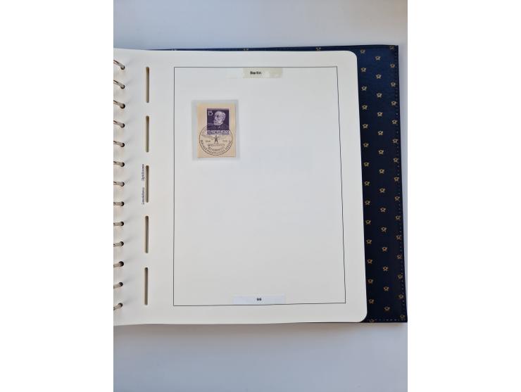 1948/90, umfangreiche Sammlung “Erst- und Letzttage” auf losen Marken, schönen Briefstücken, Briefen und Karten, dabei u.a. M