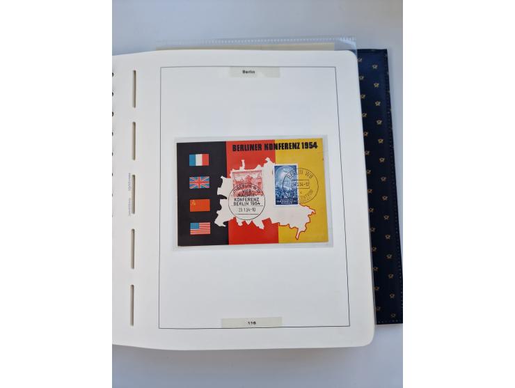 1948/90, umfangreiche Sammlung “Erst- und Letzttage” auf losen Marken, schönen Briefstücken, Briefen und Karten, dabei u.a. M