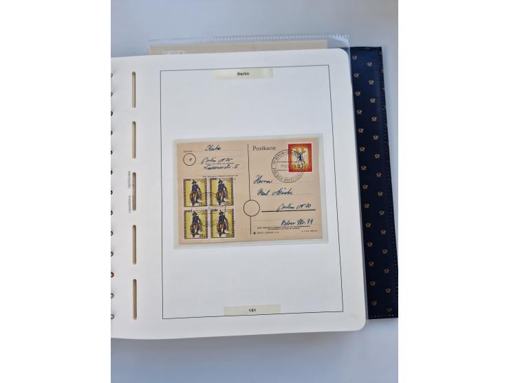 1948/90, umfangreiche Sammlung “Erst- und Letzttage” auf losen Marken, schönen Briefstücken, Briefen und Karten, dabei u.a. M