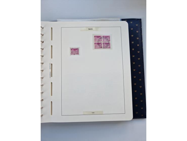 1948/90, umfangreiche Sammlung “Erst- und Letzttage” auf losen Marken, schönen Briefstücken, Briefen und Karten, dabei u.a. M